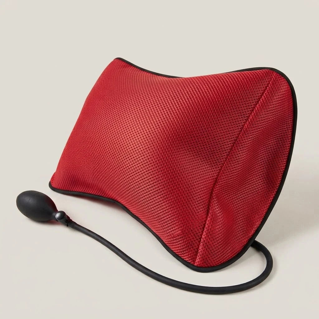 Lumbar Support Cushion Portable Inflatable Adjustable Firmness