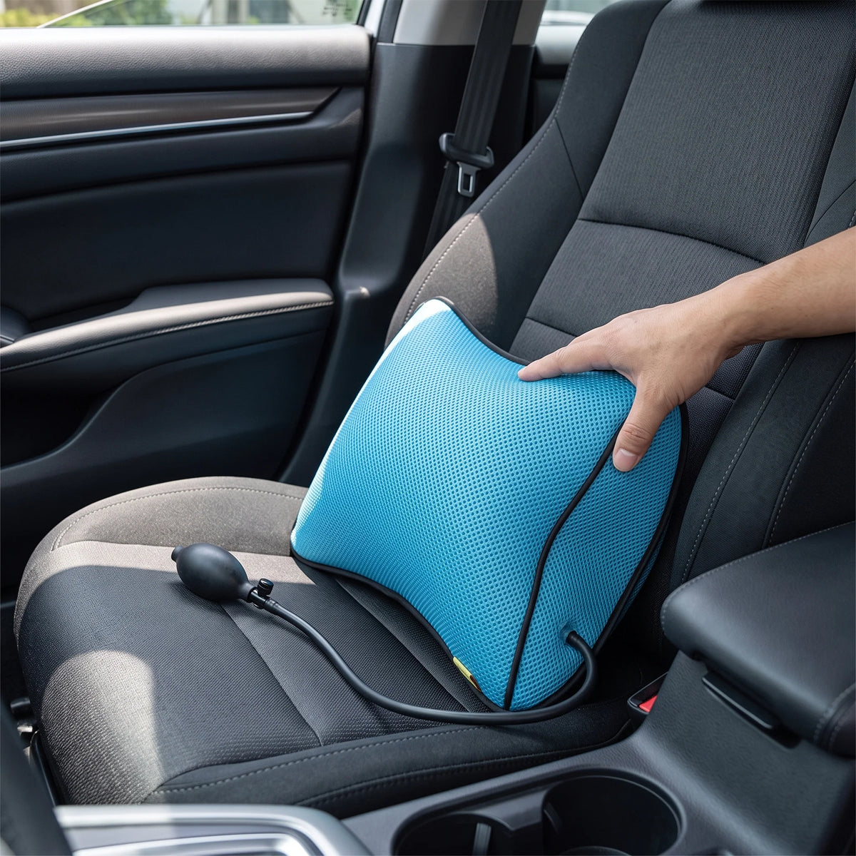 Lumbar Support Cushion Portable Inflatable Adjustable Firmness