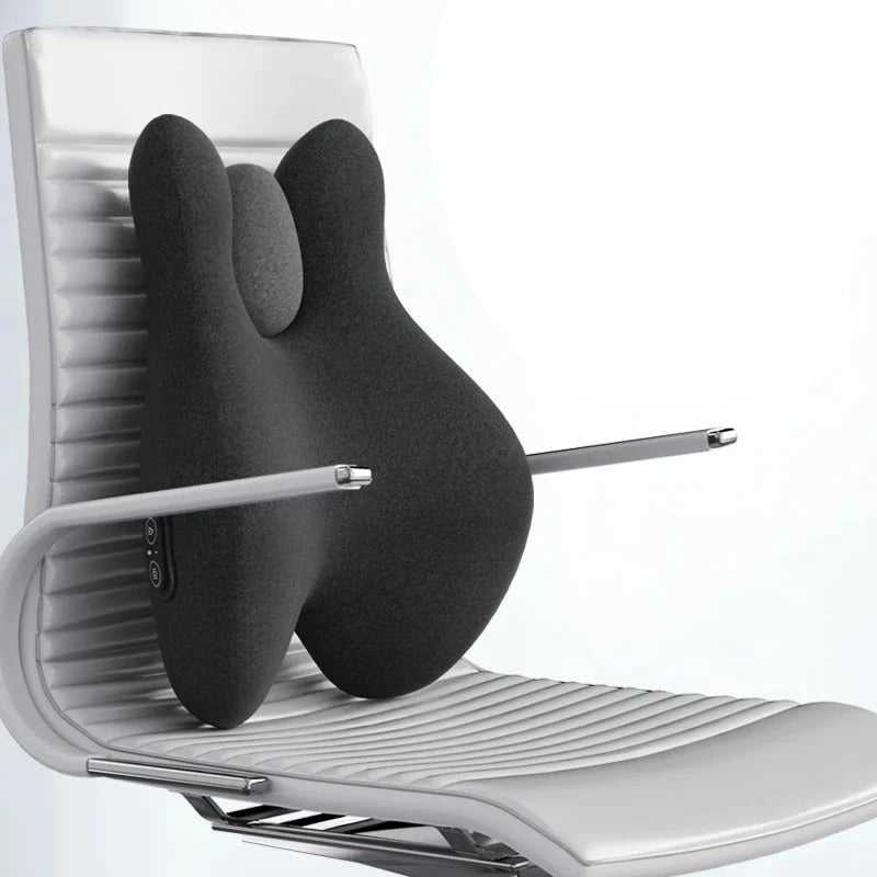 Lumbar Support Pillow Memory Foam Heat & Vibration Massage