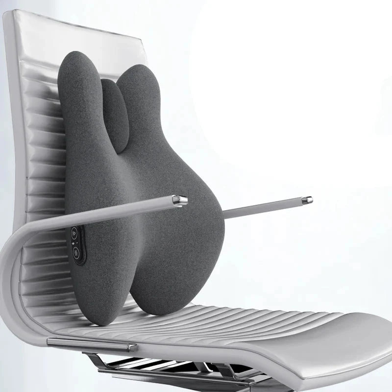 Lumbar Support Pillow Memory Foam Heat & Vibration Massage