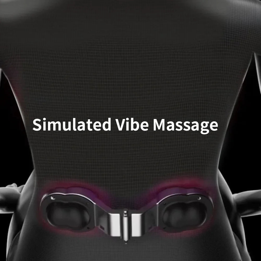 Lumbar Support Pillow Memory Foam Heat & Vibration Massage