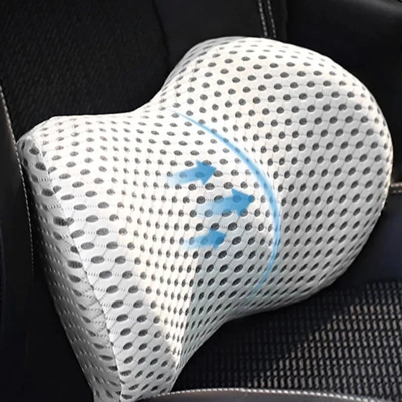 Lumbar Support Pillow Orthopedic Memory Foam Adjustable Strap