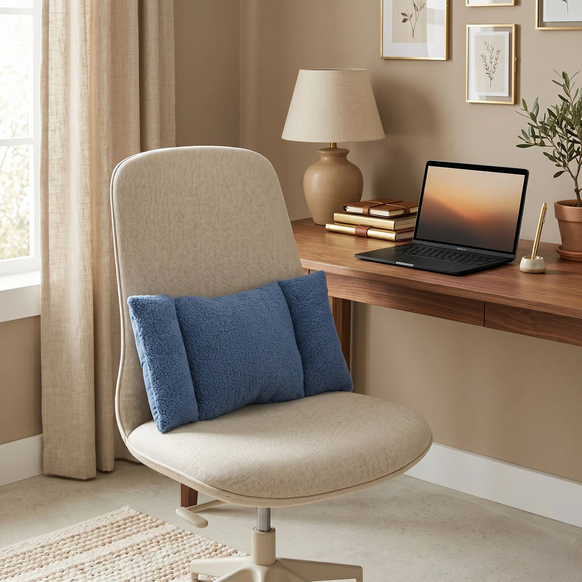 Lumbar Support Pillow Targeted Relief For Couch Bed Chair