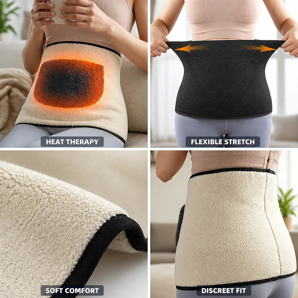 Lumbar Support Wrap Heat Therapy Posture Support
