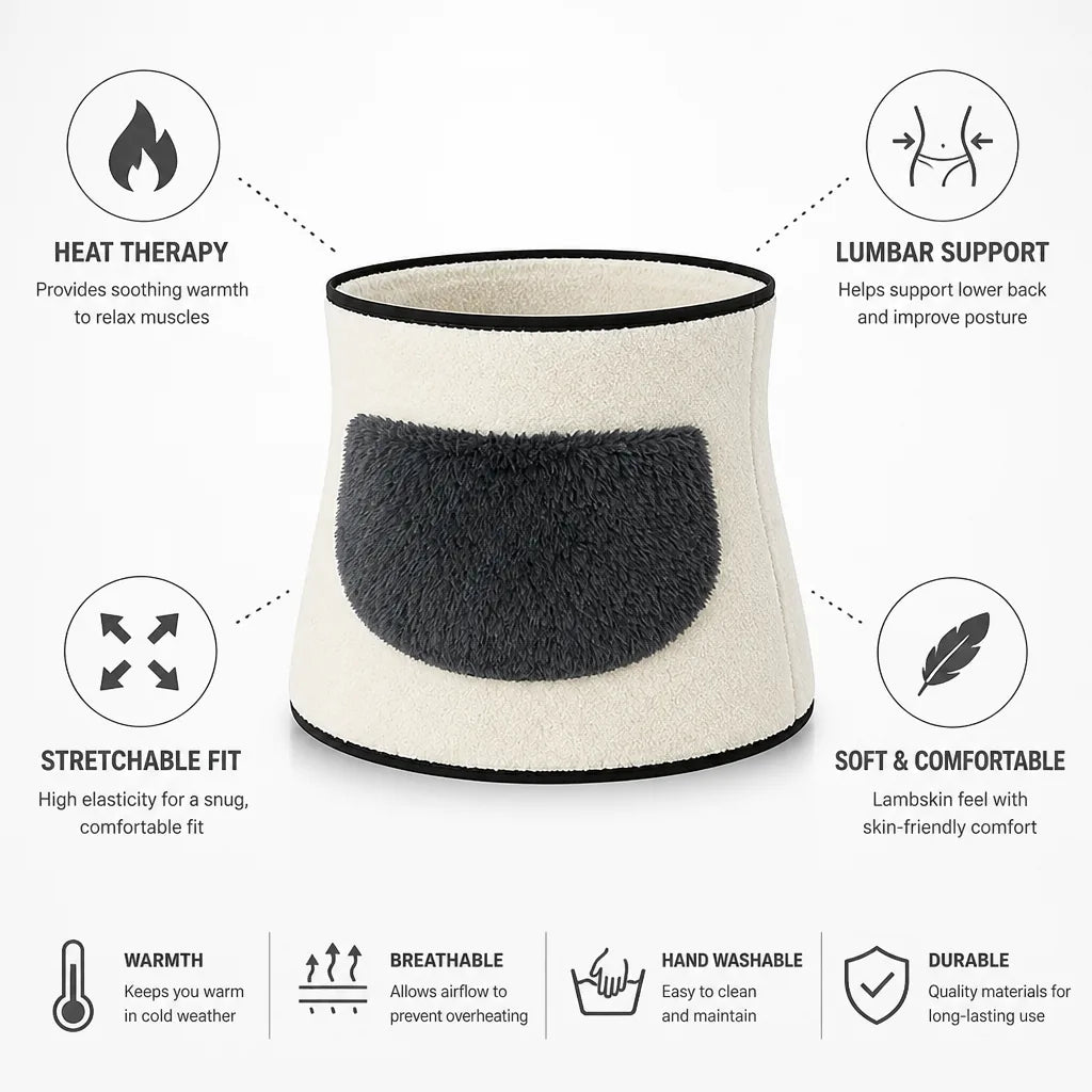 Lumbar Support Wrap Heat Therapy Posture Support