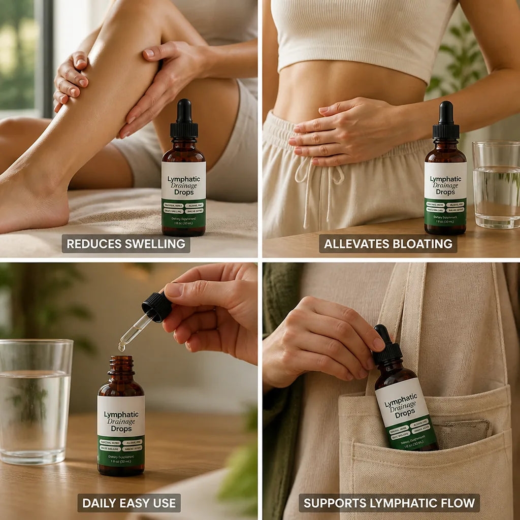 Lymphatic Drainage Drops Swelling & Bloating Relief