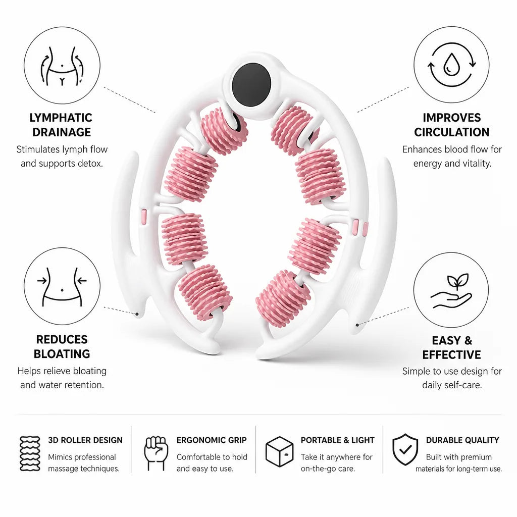 Lymphatic Drainage Massager Handheld Suction Portable