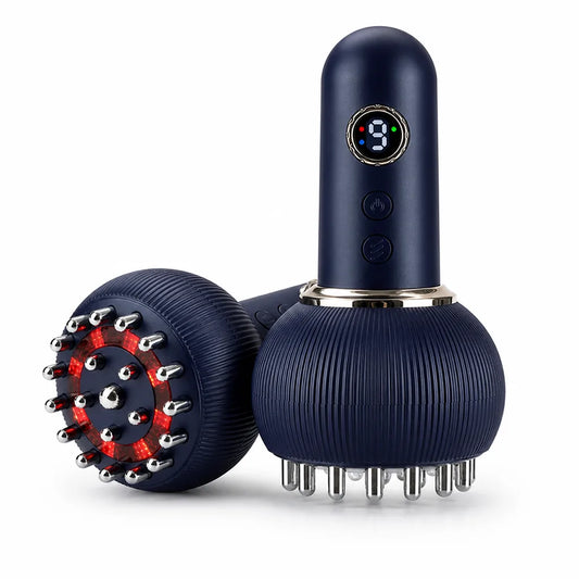 Lymphatic Massager Heat & Vibration Stainless Steel Heads