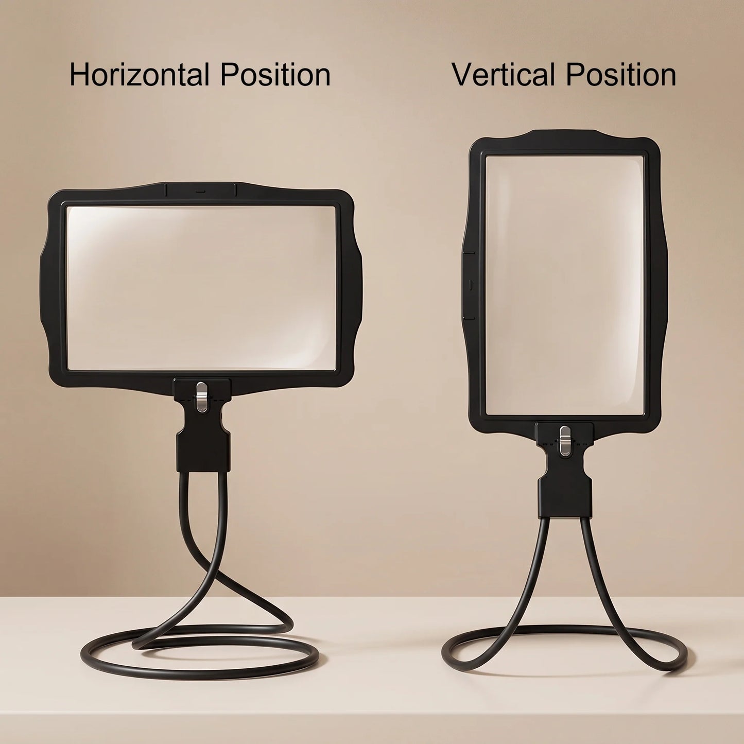 Magnifying Glass Hands-Free 10X 50-LED Gooseneck