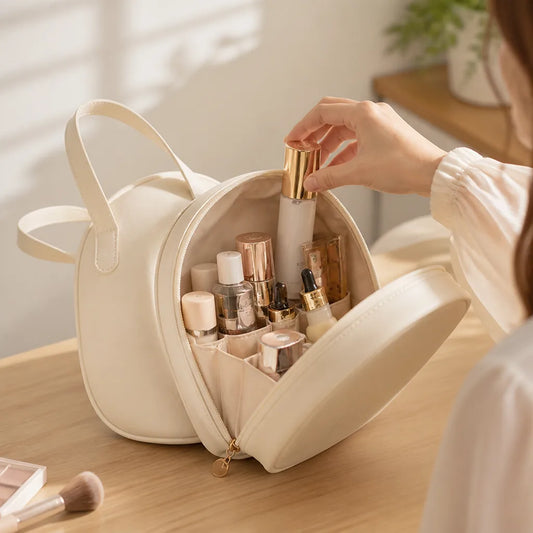 Makeup Bag Multi-Compartment Waterproof Travel Size