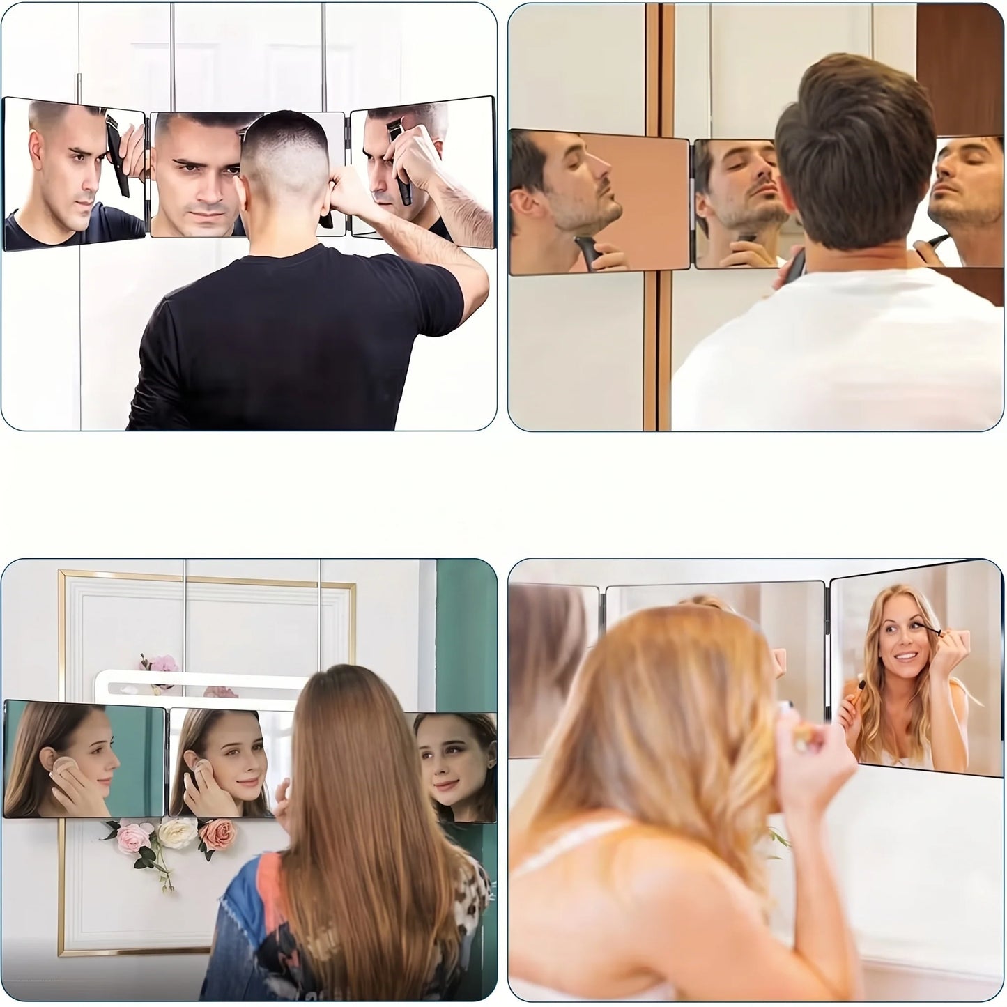 Makeup Mirror 360° Folding Full View