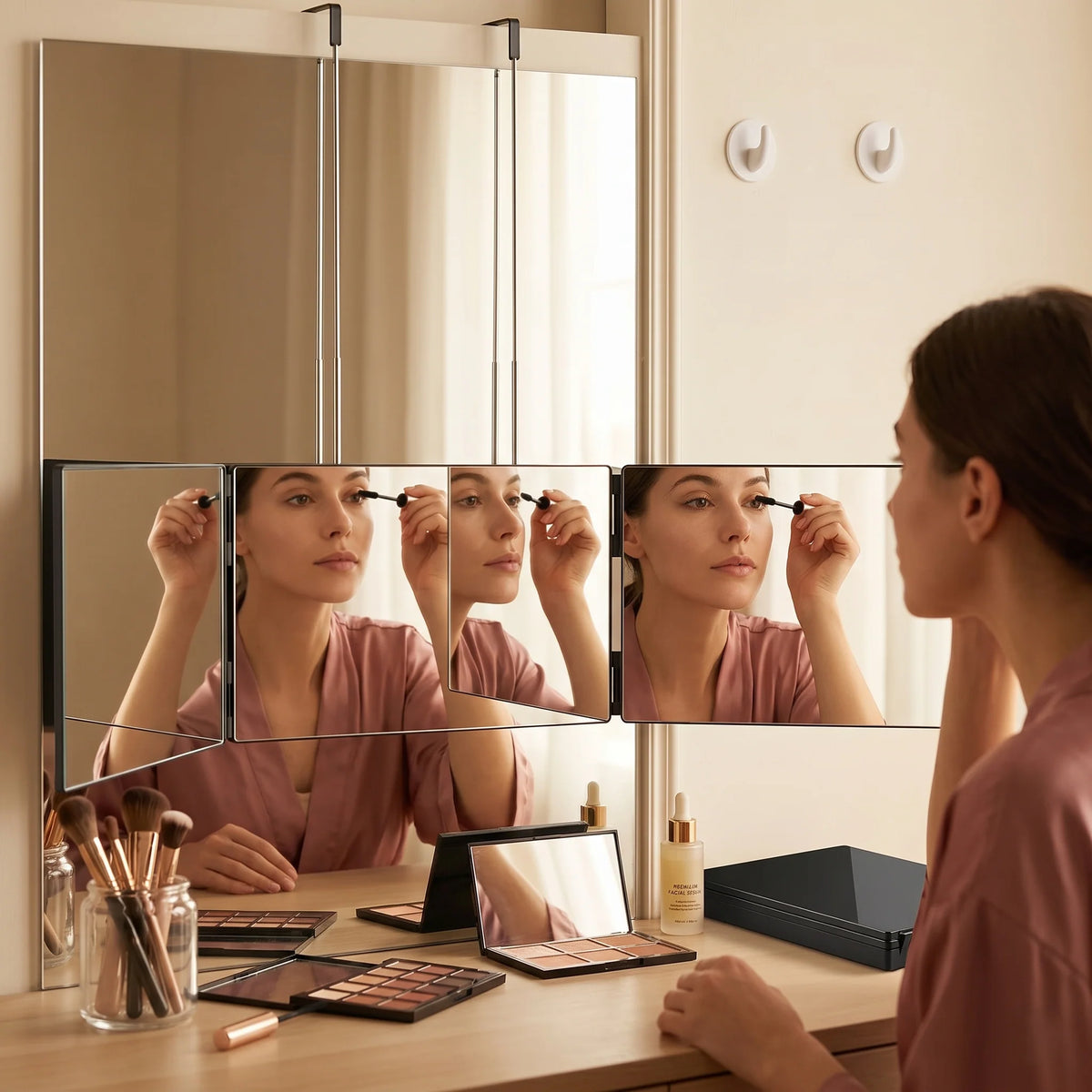 Makeup Mirror 360° Folding Full View