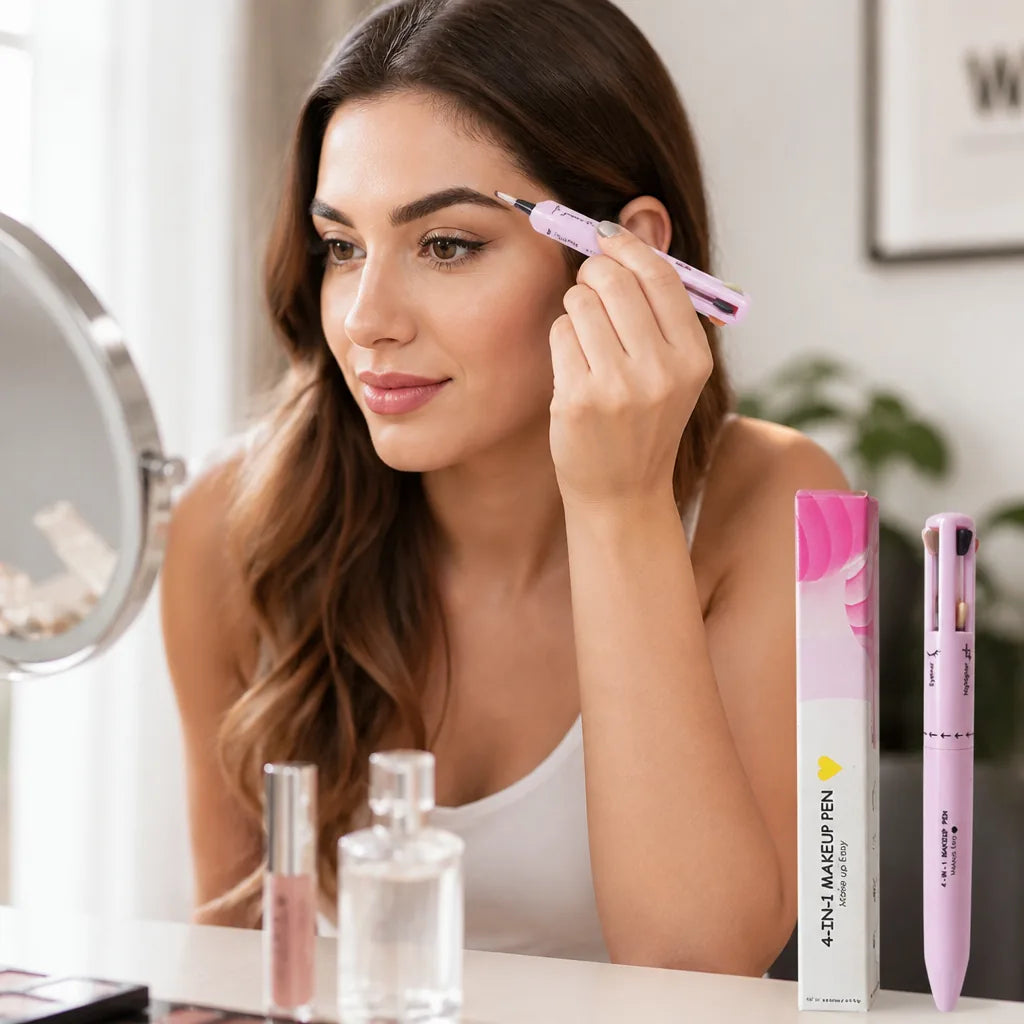 Makeup Pen 4-In-1 Waterproof Long-Lasting