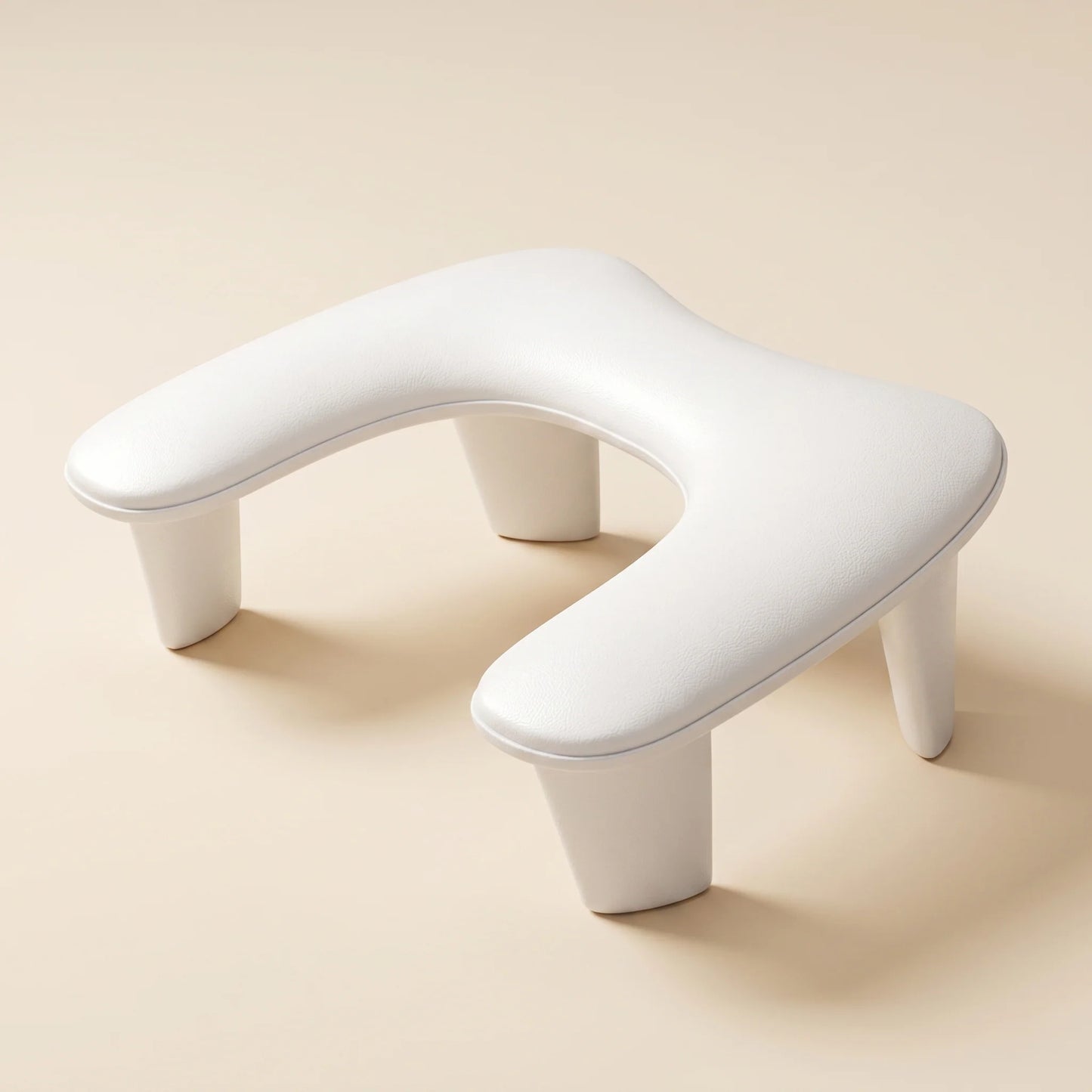 Manicure Arm Rest Ergonomic Memory Foam Faux Leather