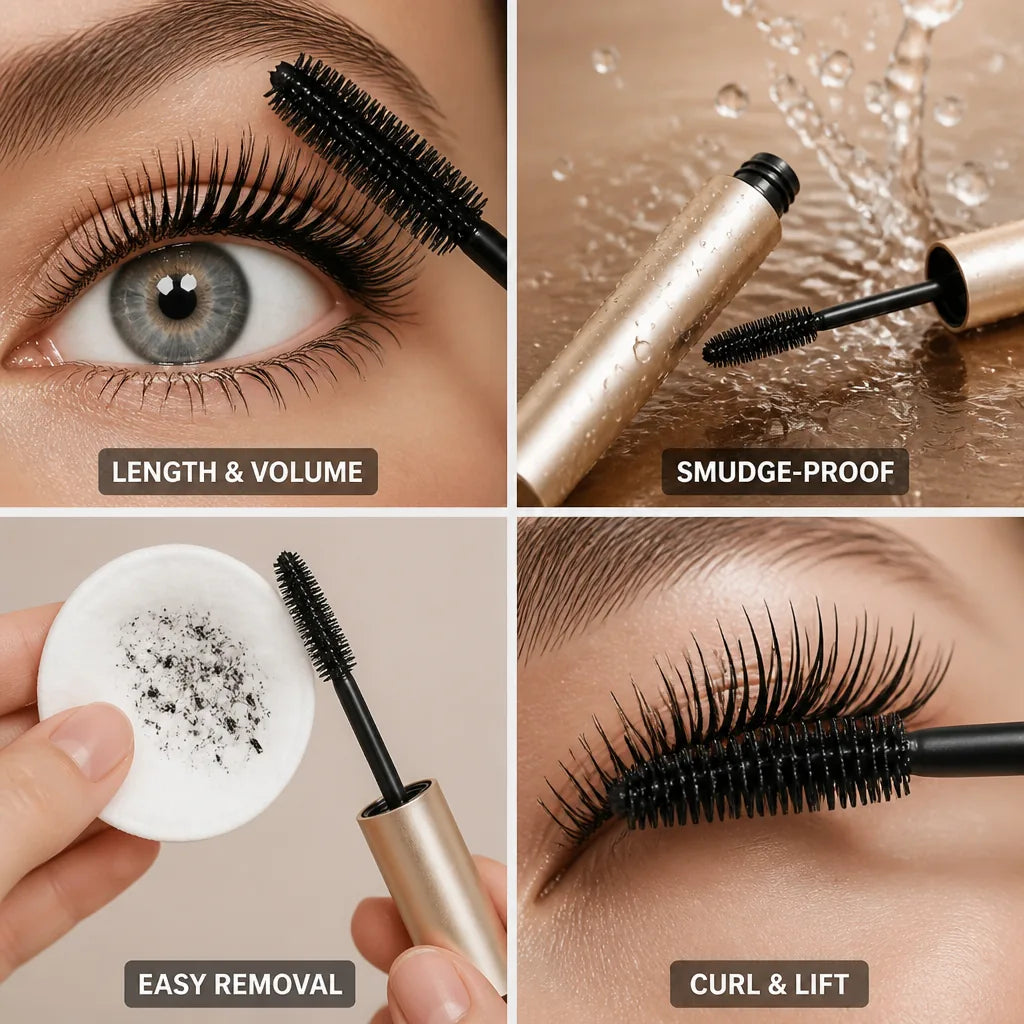 Mascara Tubing Smudge-Proof Lengthening