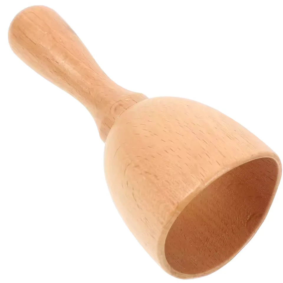 Massage Cup Wooden Ergonomic Handle Portable