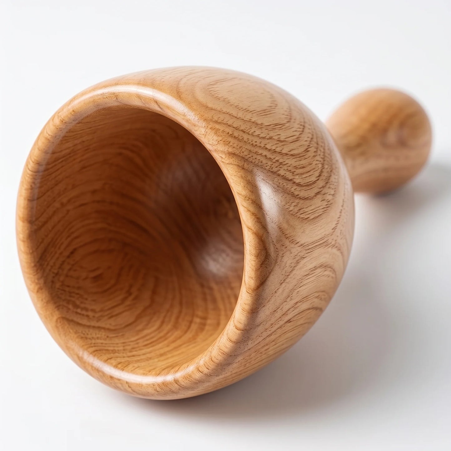 Massage Cup Wooden Ergonomic Handle Portable