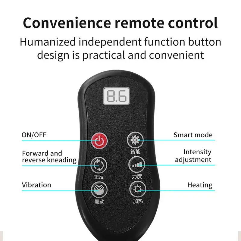 Massage Cushion 8D Deep Kneading Heat & Vibration