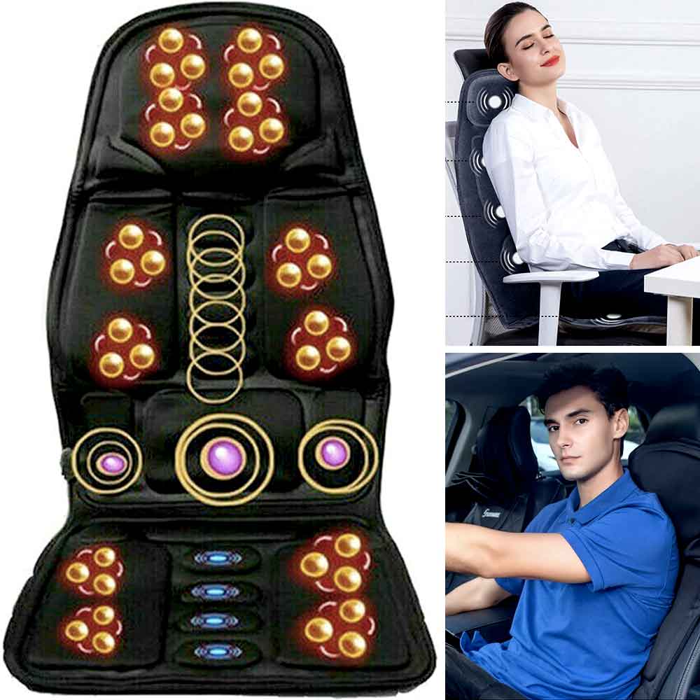Massage Cushion Heated Shiatsu Adjustable Settings