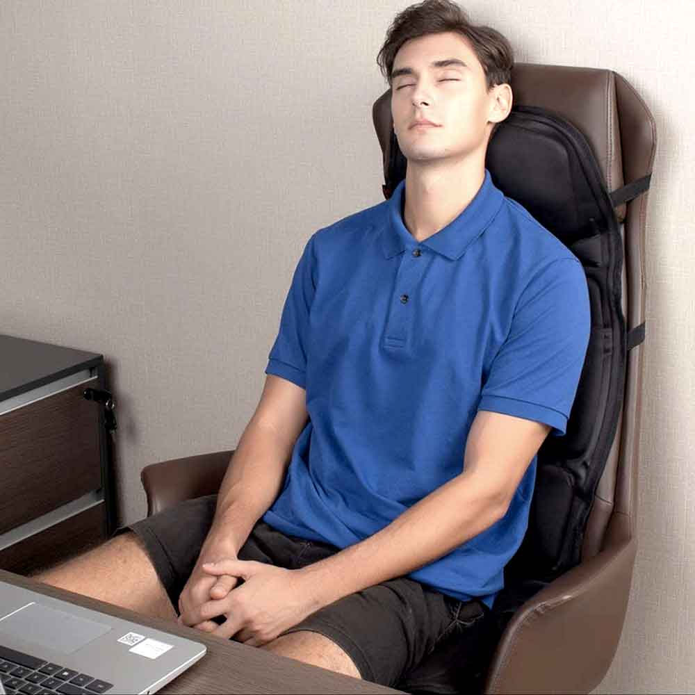 Massage Cushion Heated Shiatsu Adjustable Settings