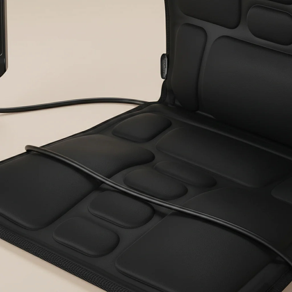 Massage Cushion Targeted Relief & Heat Therapy Dual Plug