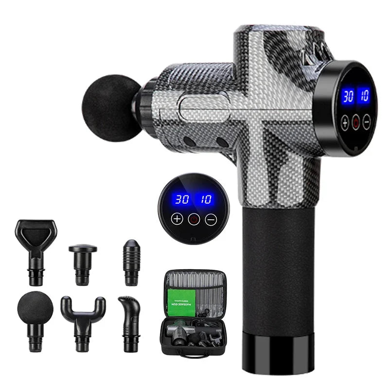 Massage Gun Deep Tissue 30 Speeds Quiet Brushless Motor