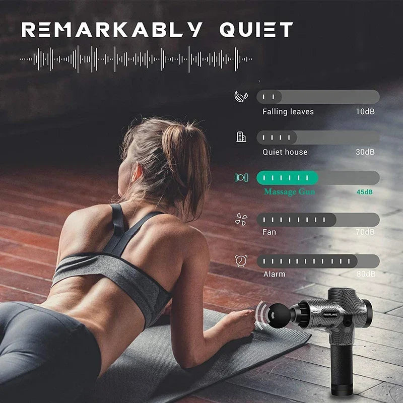Massage Gun Deep Tissue 30 Speeds Quiet Brushless Motor