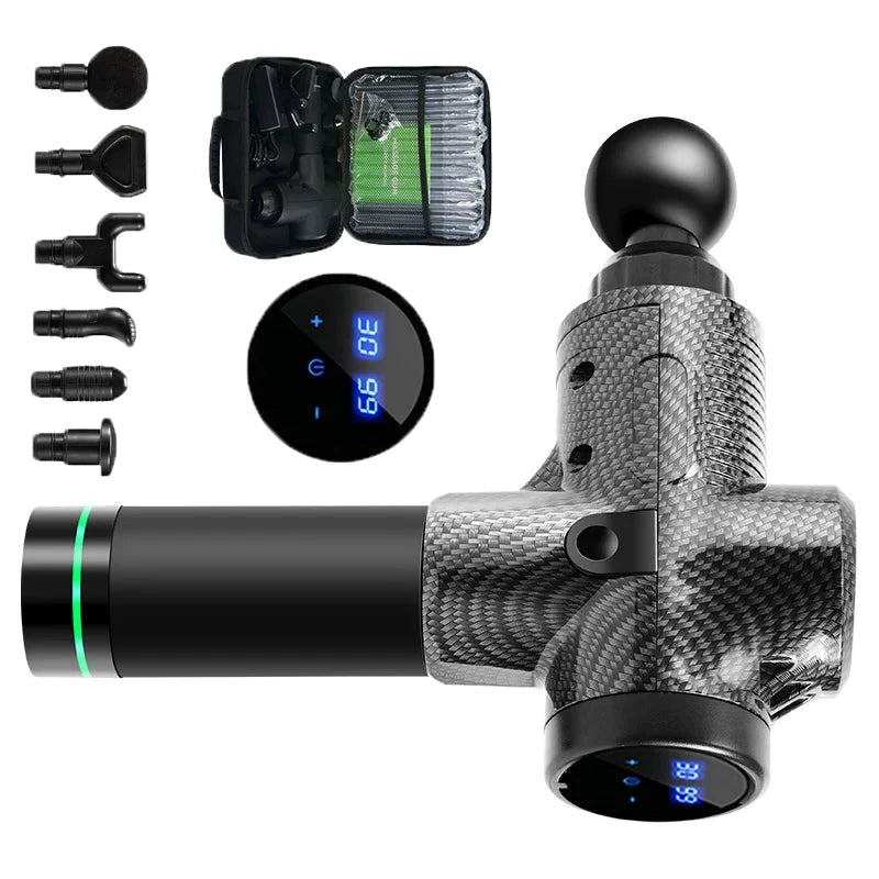 Massage Gun Deep Tissue 30 Speeds Quiet Brushless Motor