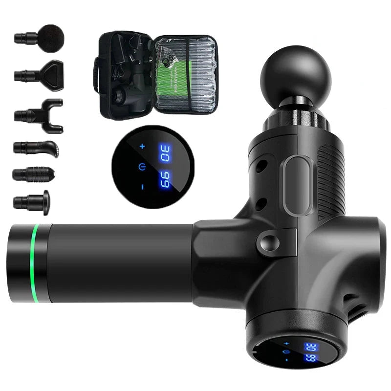 Massage Gun Deep Tissue 30 Speeds Quiet Brushless Motor