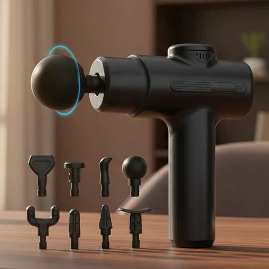 Massage Gun Deep Tissue Rechargeable Eight Interchangeable Heads