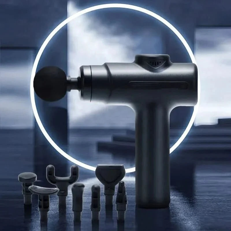 Massage Gun Deep Tissue Rechargeable Eight Interchangeable Heads
