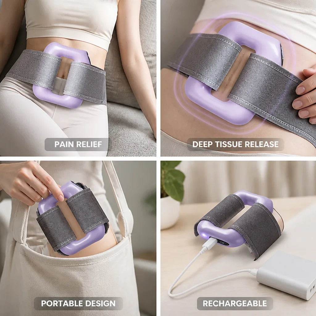 Massage Hoop Rechargeable Deep Tissue Waistband Included
