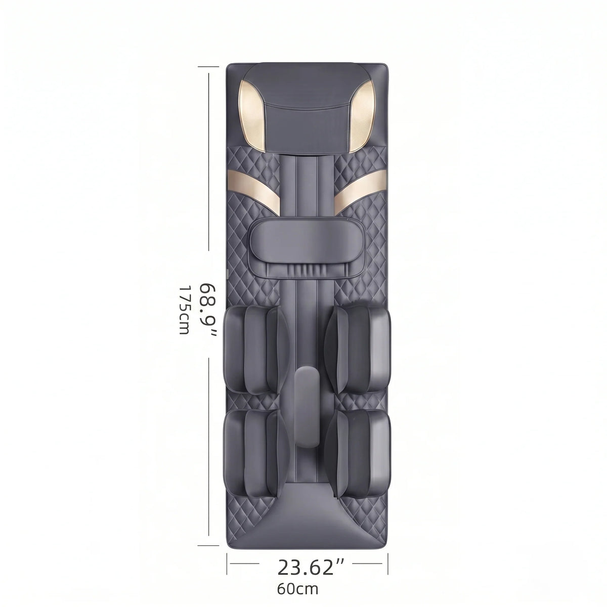 Massage Mat Air Compression Heat Lumbar Support