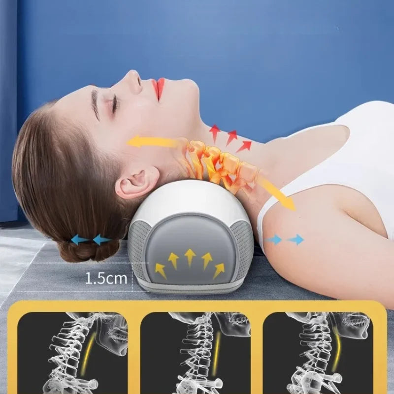 Massage Pad Neck & Back Heated Adjustable Intensity