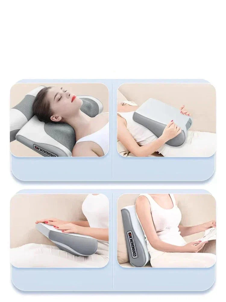 Massage Pad Neck & Back Heated Adjustable Intensity