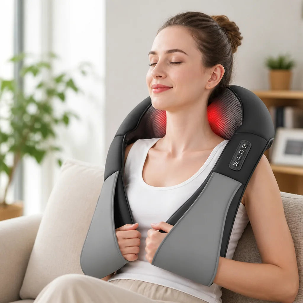Massage Pillow Shiatsu Deep Kneading Infrared