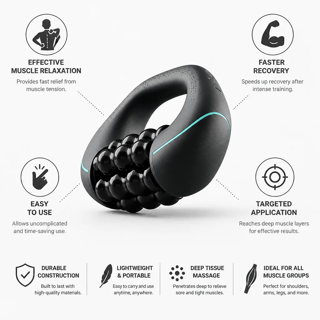 Massage Roller Deep Tissue Post-Workout Recovery