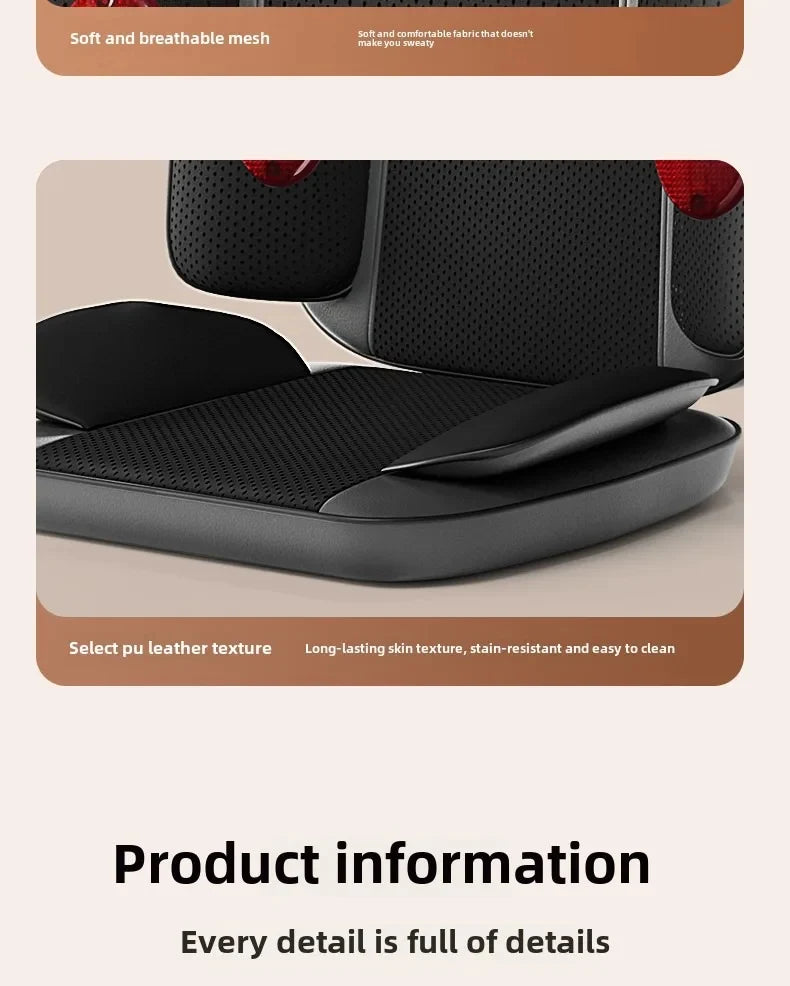 Massage Seat Cushion Heated Full Body Vibration Office & Car