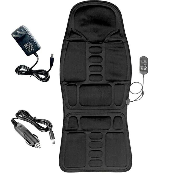 Massage Seat Cushion Heated Vibrating 8-Mode Dual Power
