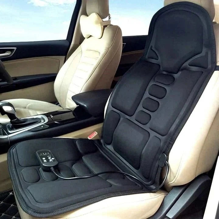 Massage Seat Cushion Heated Vibrating 8-Mode Dual Power