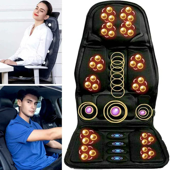 Massage Seat Cushion Heated Vibrating Remote Control