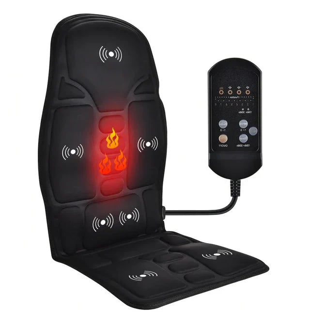 Massage Seat Cushion Heated Vibrating Remote Control