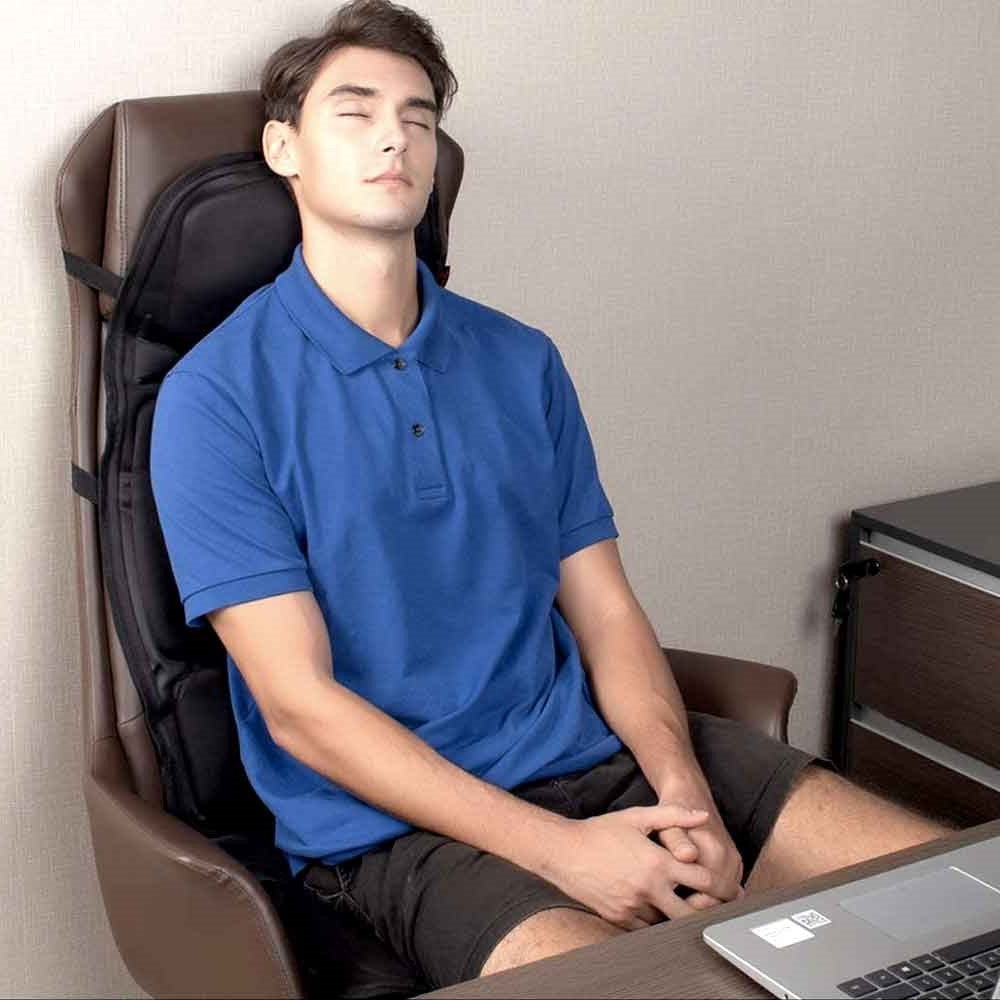 Massage Seat Cushion Shiatsu Vibration & Heat Dual Power
