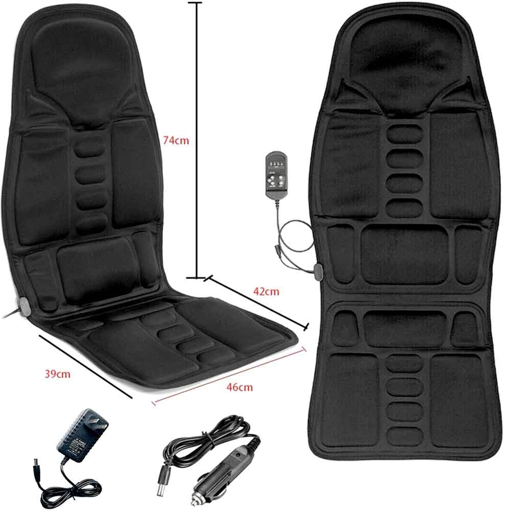 Massage Seat Cushion Shiatsu Vibration & Heat Dual Power