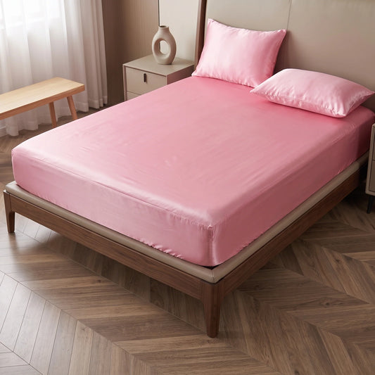 Mattress Encasement Allergen-Proof Six-Sided Satin Zipper Deep Pocket Fit