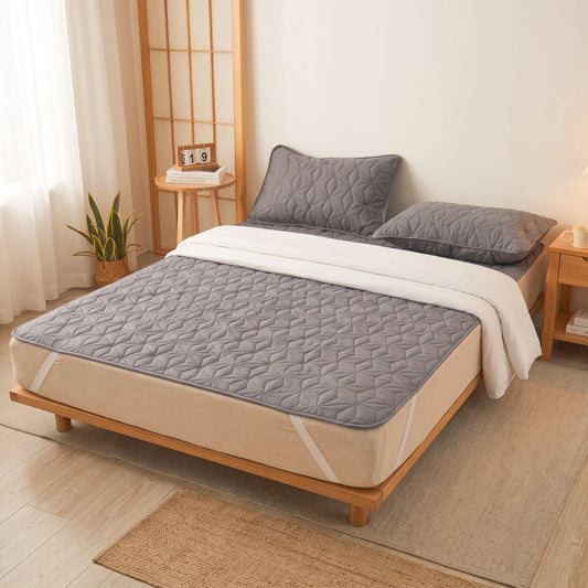 Mattress Protector Quilted Waterproof Elastic Corner Straps