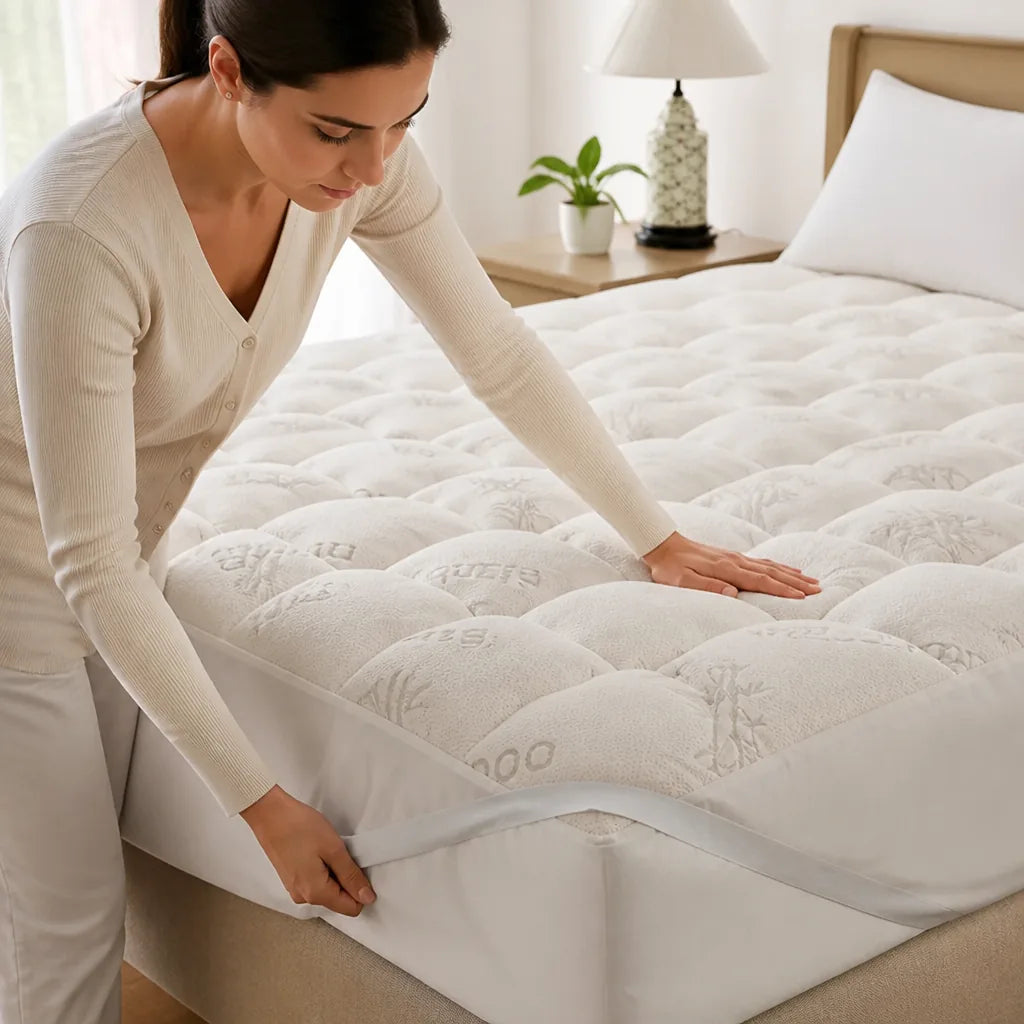 Mattress Protector Waterproof Microfiber Top Deep-Pocket Fit
