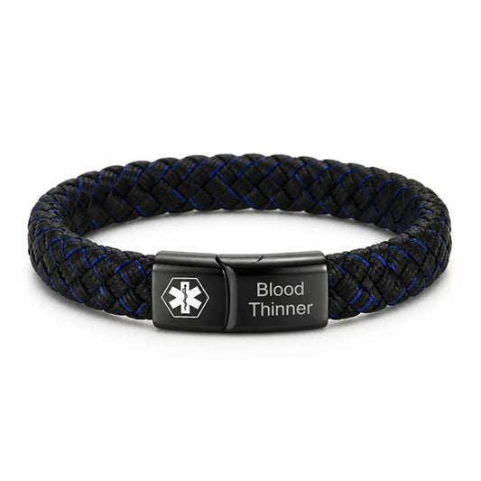 Medical Alert Bracelet Blood Thinner One Size Fits All