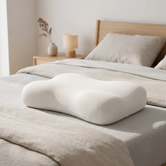 Memory Foam Pillow Ergonomic Contour Side & Back Sleepers