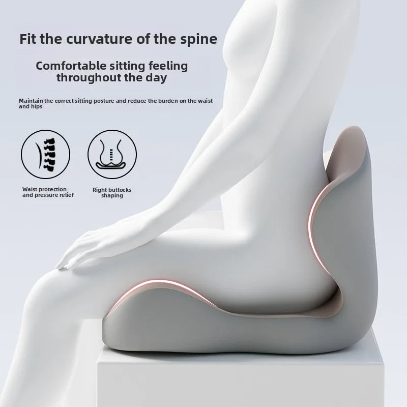 Memory Foam Seat Cushion Ergonomic Back Support